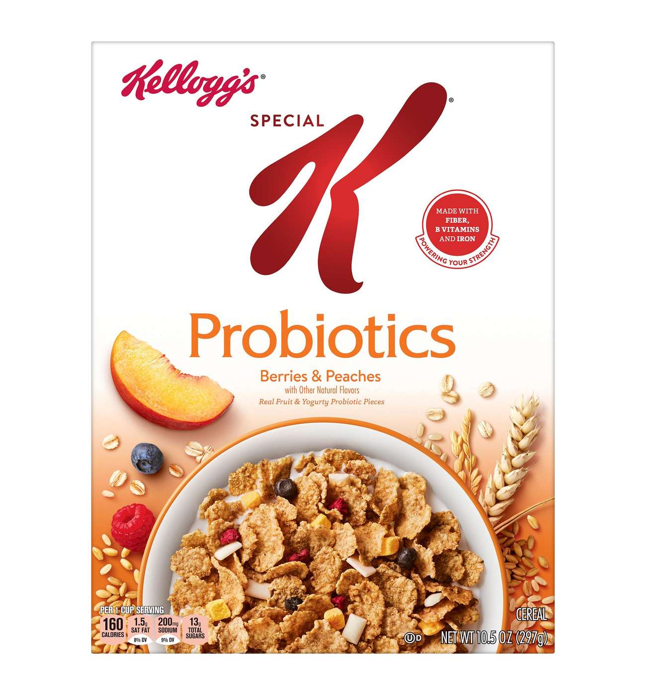 Kellogg's Special K Probiotics Breakfast Cereal Berries and Peaches; image 1 of 5