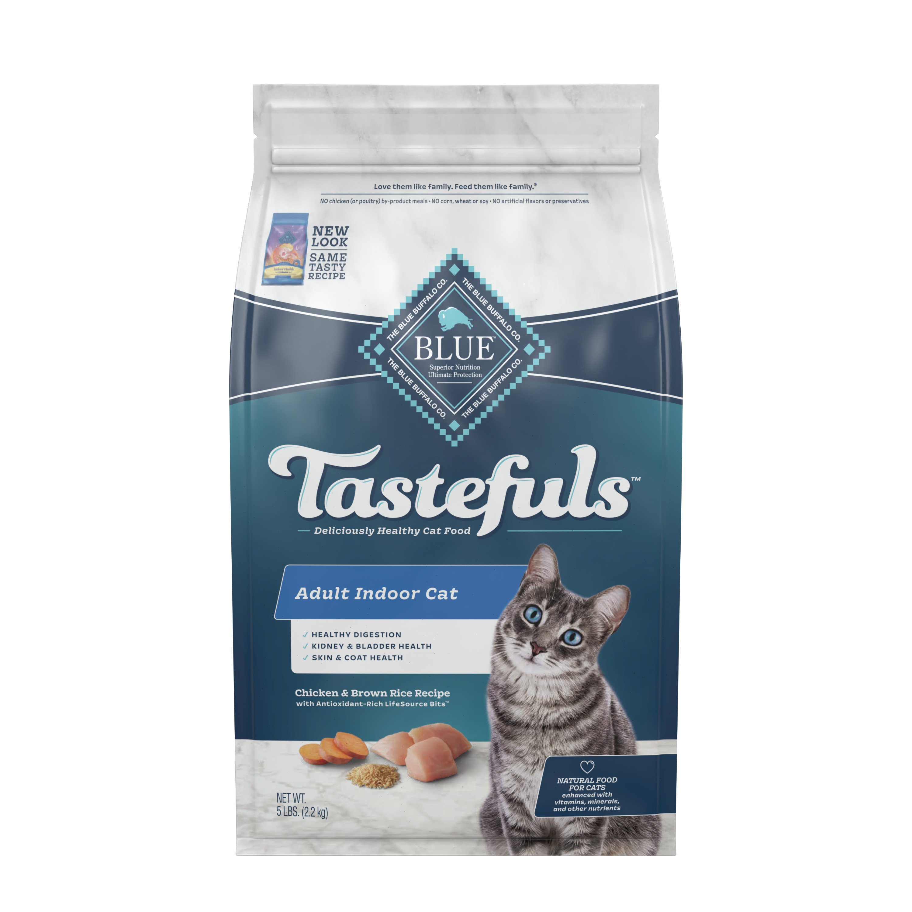 Blue Buffalo Tastefuls Indoor Natural Adult Dry Cat Food Chicken