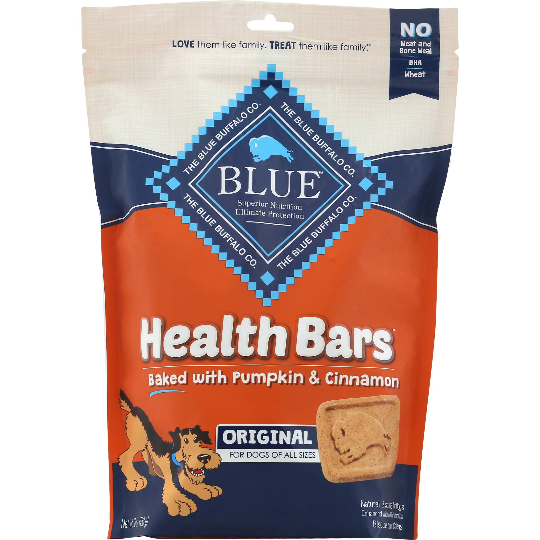 Blue Buffalo Health Bars Pumpkin & Cinnamon Dog Treats Shop Dogs at HEB