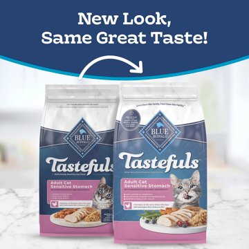 Blue Buffalo Tastefuls Dry Cat Food Sensitive Stomach - Chicken