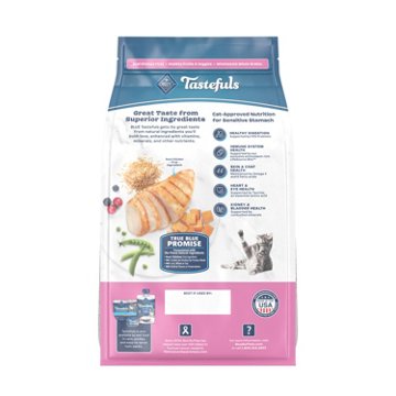 Blue Buffalo Tastefuls Dry Cat Food Sensitive Stomach - Chicken