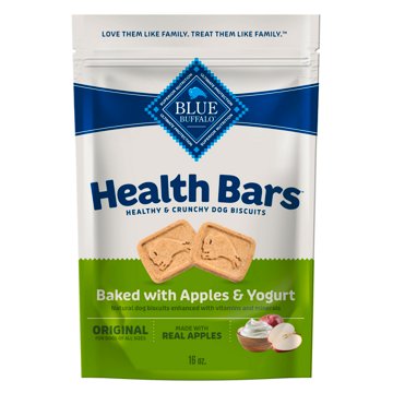 Blue Buffalo Health Bars Apple & Yogurt Dog Treats, 16 oz