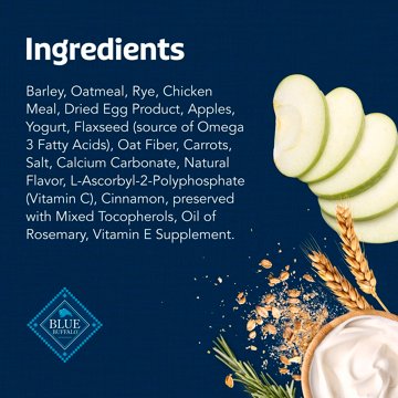 Blue Buffalo Health Bars Crunchy Dog Biscuits - Apples & Yogurt, 16 lb