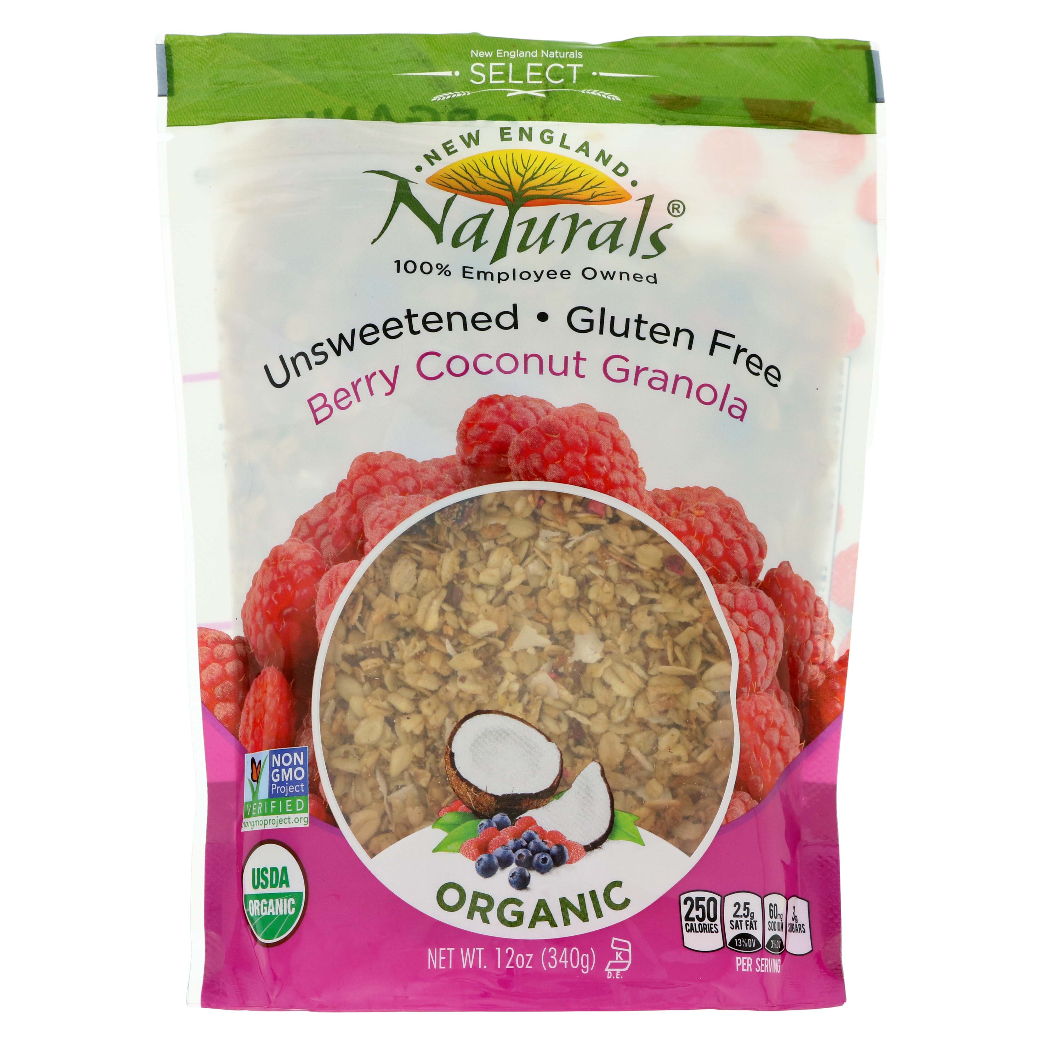 New England Naturals Granola Unsweetened Berry Coconut Shop Cereal at