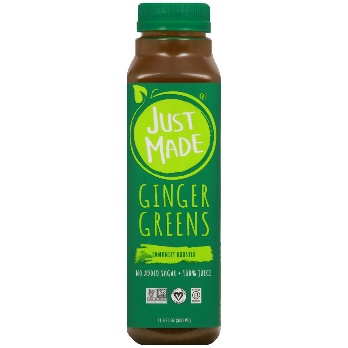 Just Made Ginger Greens Cold-Pressed Juice; image 1 of 2