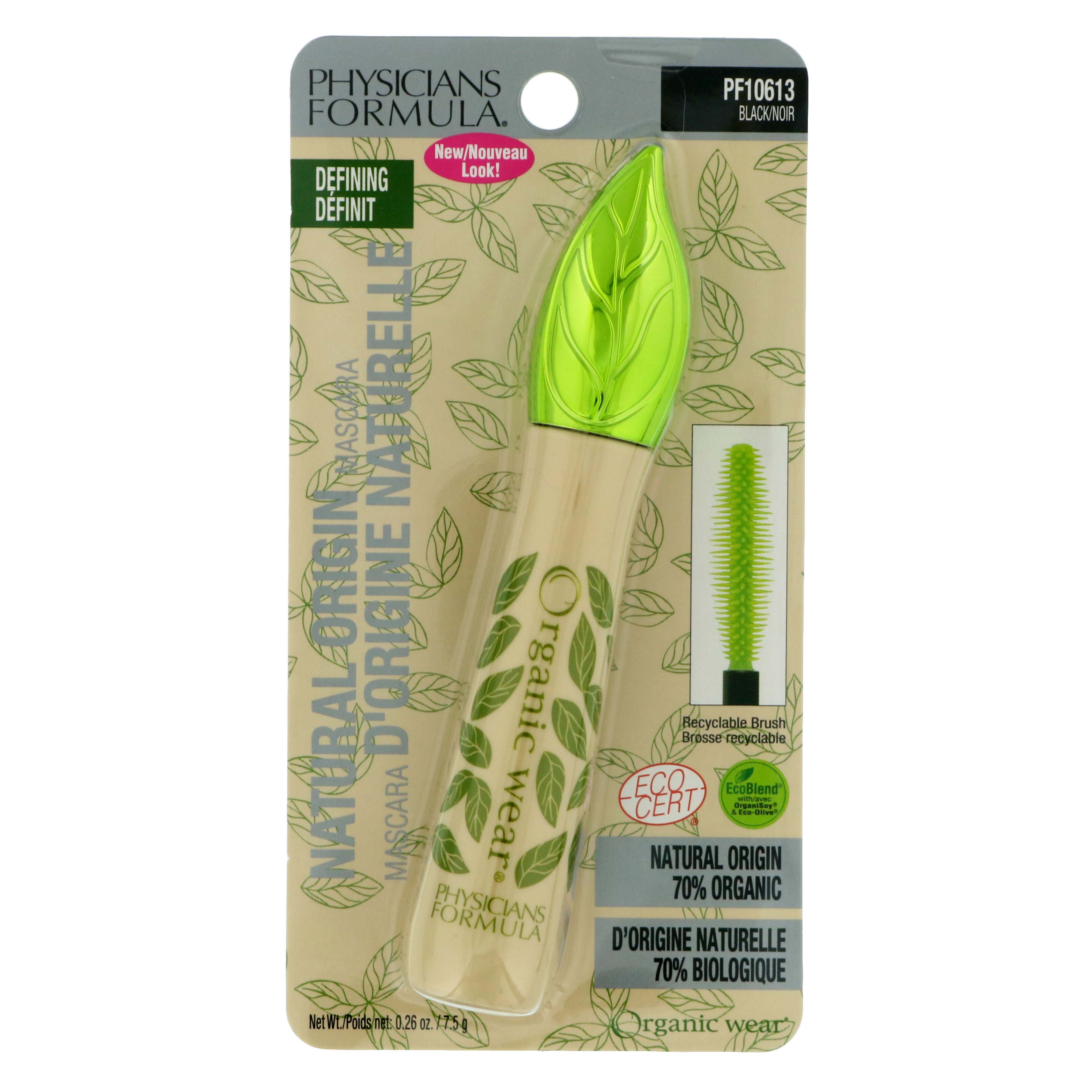 Physicians Formula Organic Wear Natural Mascara Black Shop Mascara at