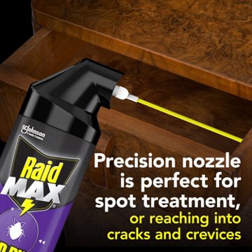Raid MAX Bed Bug Crack & Crevice Foaming Spray