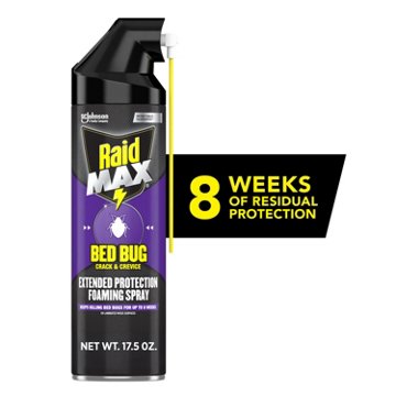 Raid MAX Bed Bug Crack & Crevice Foaming Spray