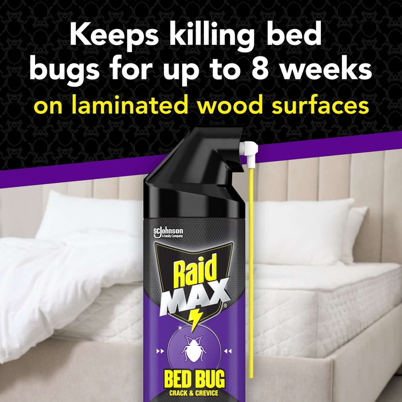 Raid MAX Bed Bug Crack & Crevice Foaming Spray; image 7 of 12