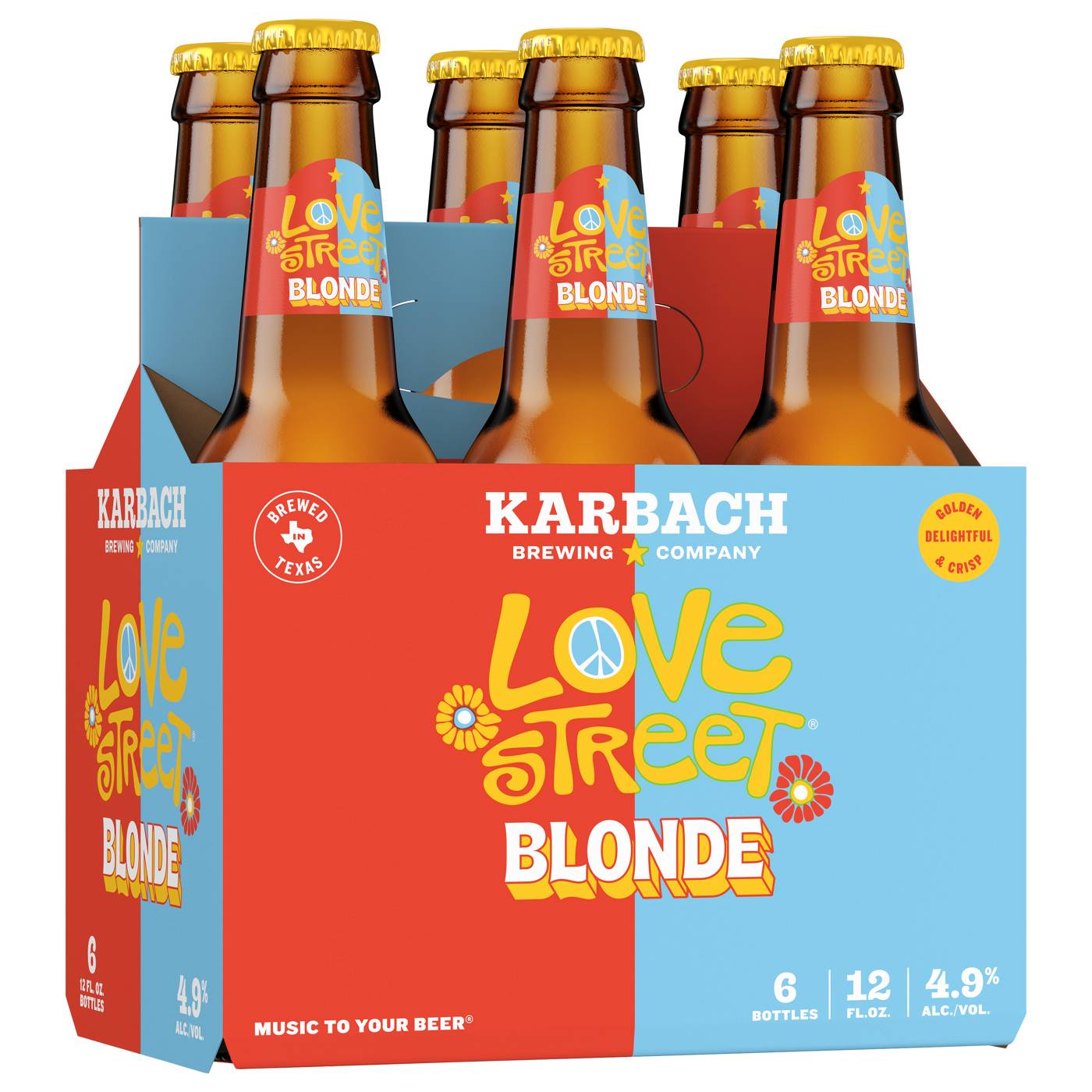 Karbach Love Street Kolsch Style Blonde Beer 12 oz  Bottles; image 1 of 2