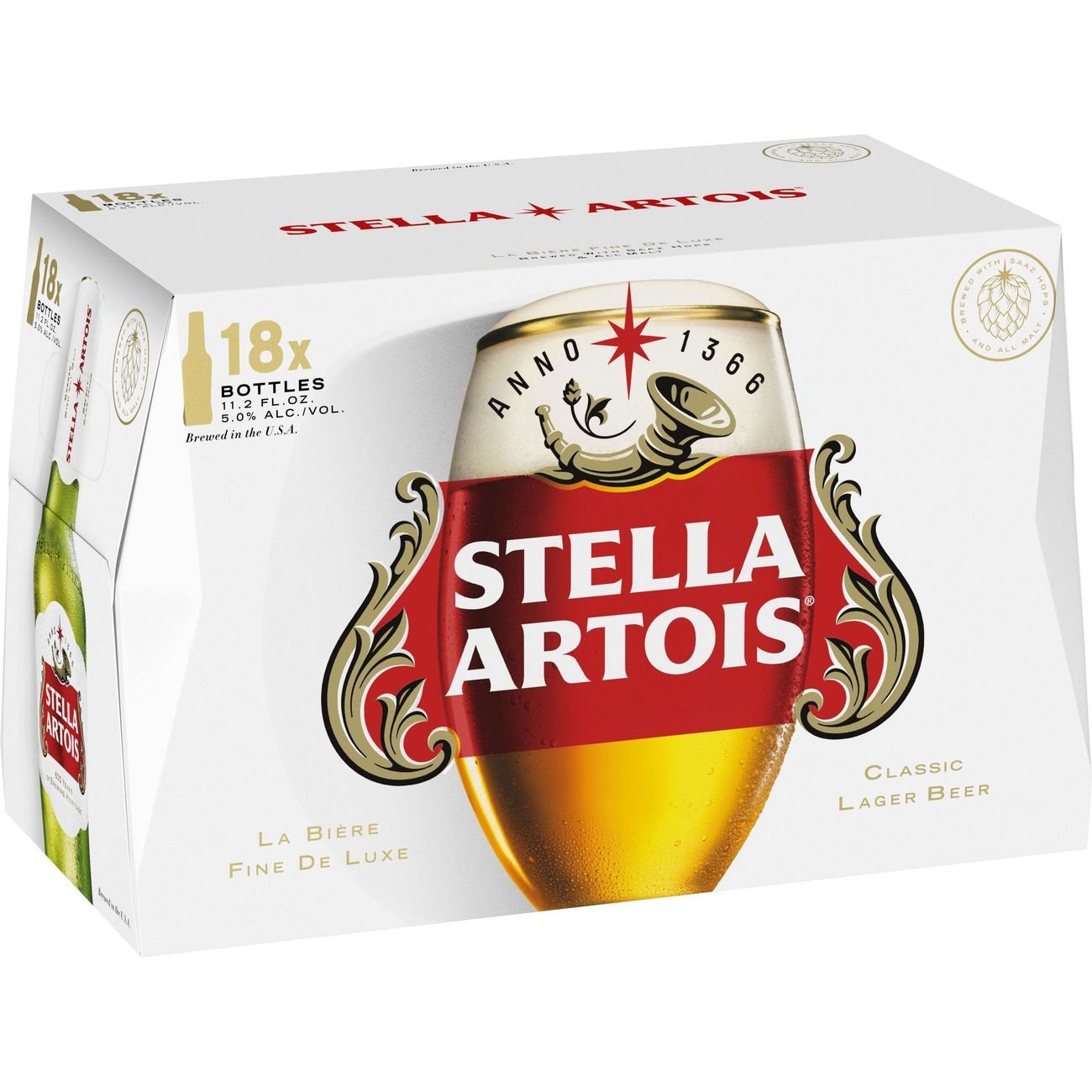 Stella Artois Belgian Lager Beer 11.2 oz Bottles Shop Beer & Wine at