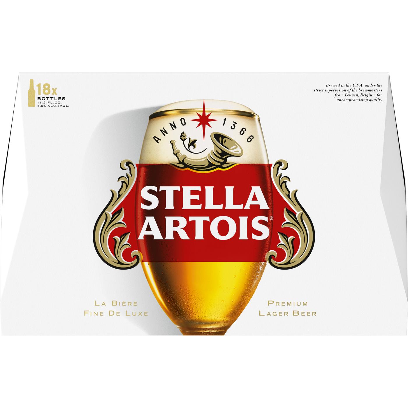 Stella Artois Belgian Lager Beer 11.2 oz Bottles; image 2 of 2