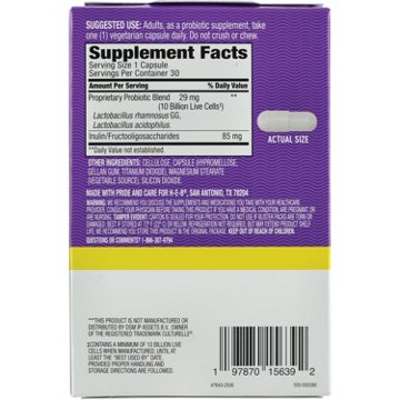 H-E-B Digestive Health Probiotic, 30 ct