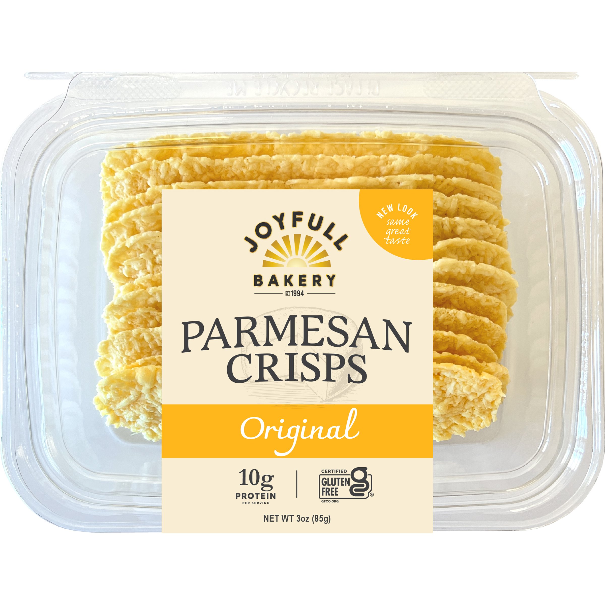 Joyfull Bakery Parmesan Crisps Original Shop Crackers & breadsticks
