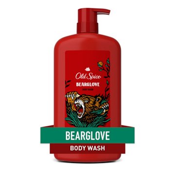 Old Spice Long Lasting Lather Body Wash - Bearglove, 33.4 oz