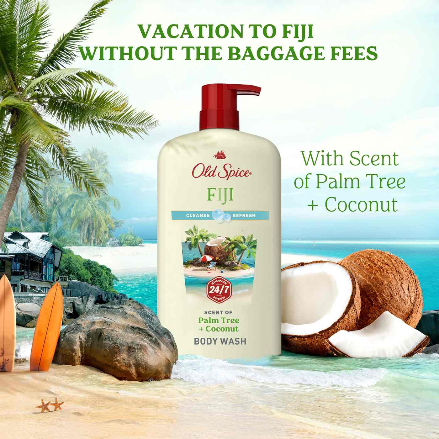 Old Spice Body Wash - Fiji Scent; image 7 of 10