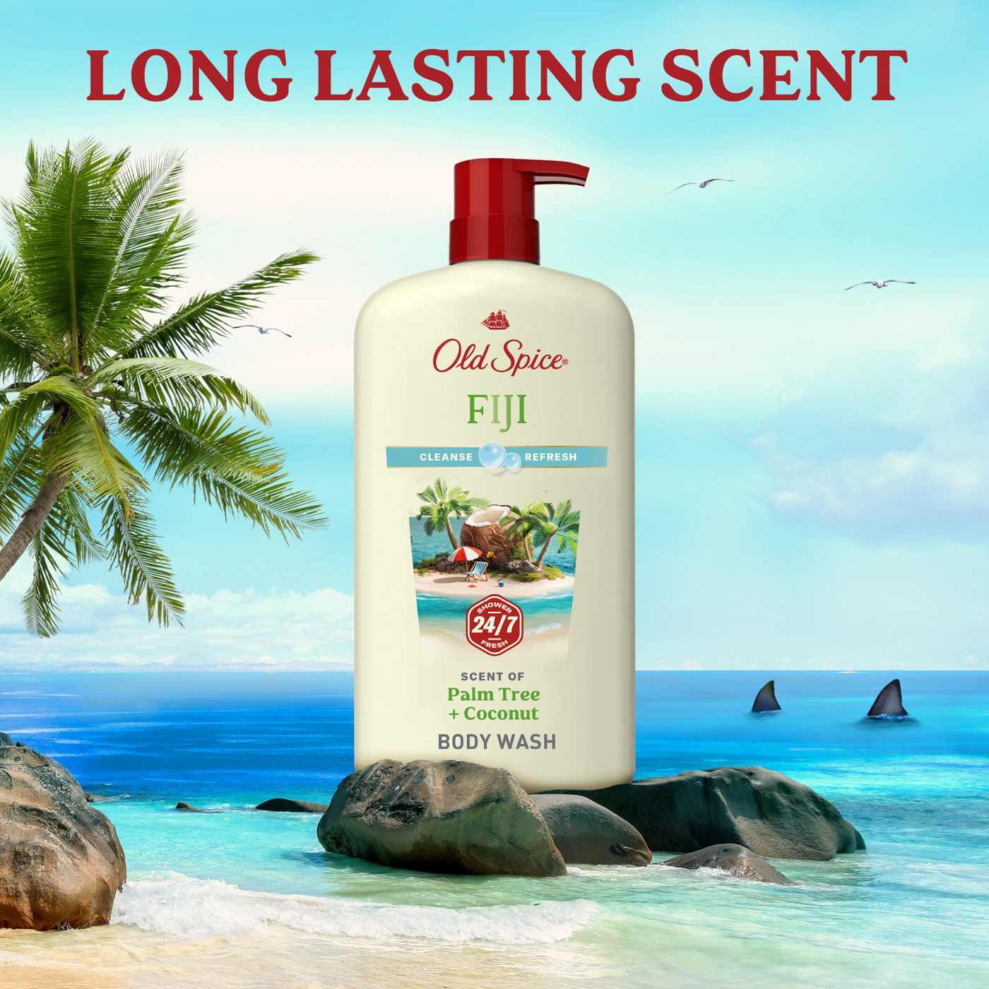 Old Spice Body Wash - Fiji Scent; image 9 of 10