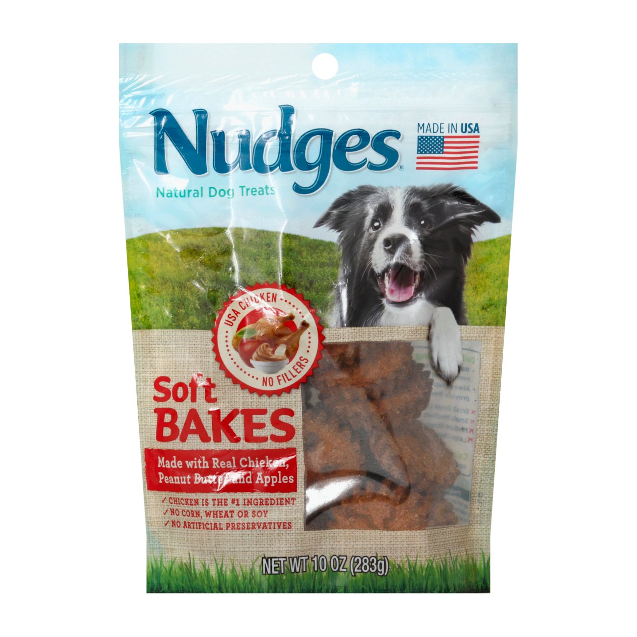 Nudges Soft Bakes Chicken Peanut Butter & Apples Dog Treats Shop Dogs
