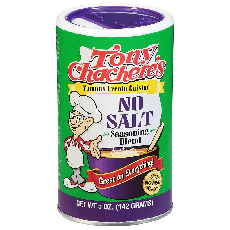 Tony Chachere's No Salt Seasoning Blend - Shop Spices & Seasonings at H-E-B