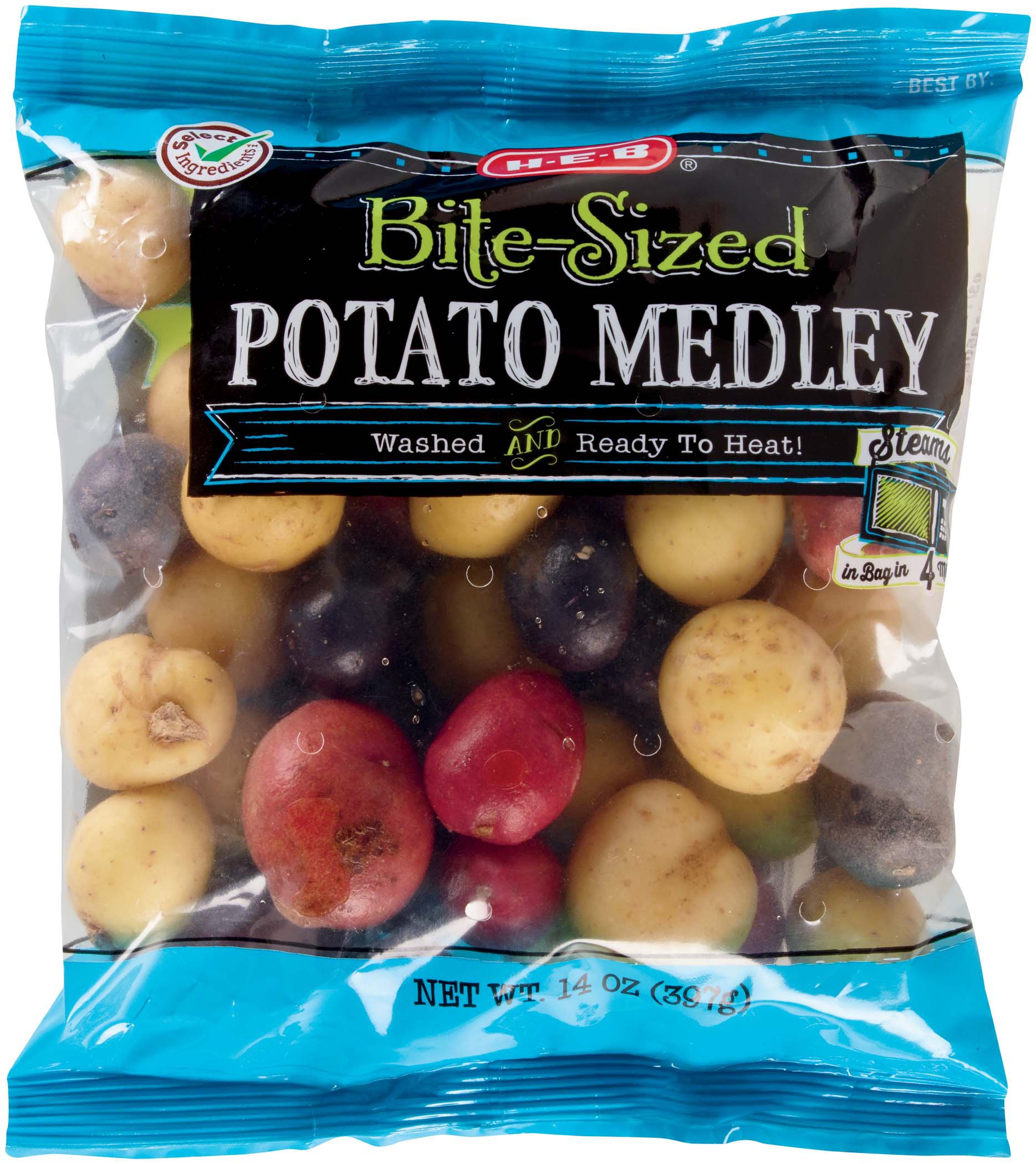 H-E-B Select Ingredients Bite-Sized Potato Medley - Shop Potatoes ...