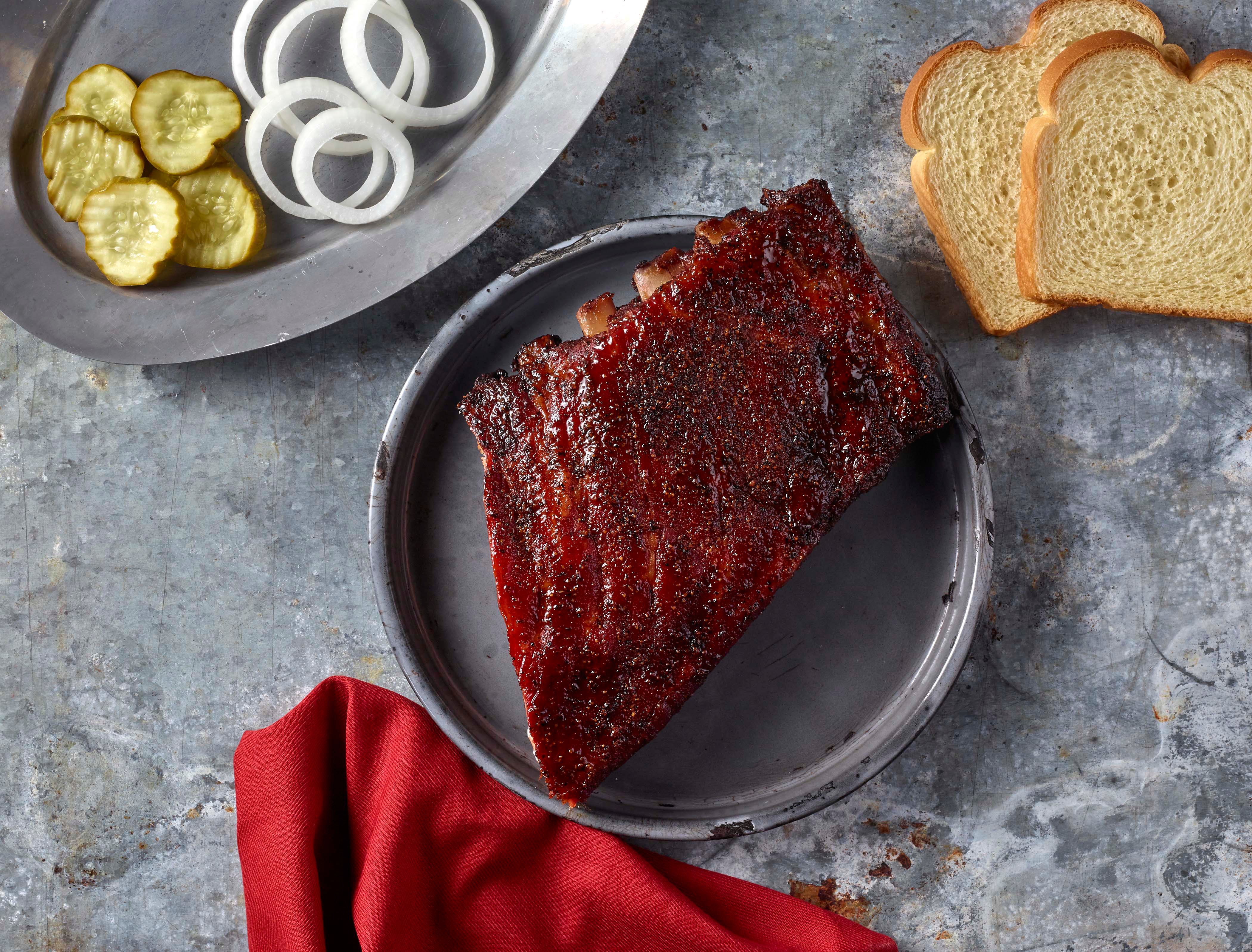True Texas BBQ Natural St Louis Ribs Half Rack - Shop Ready Meals ...