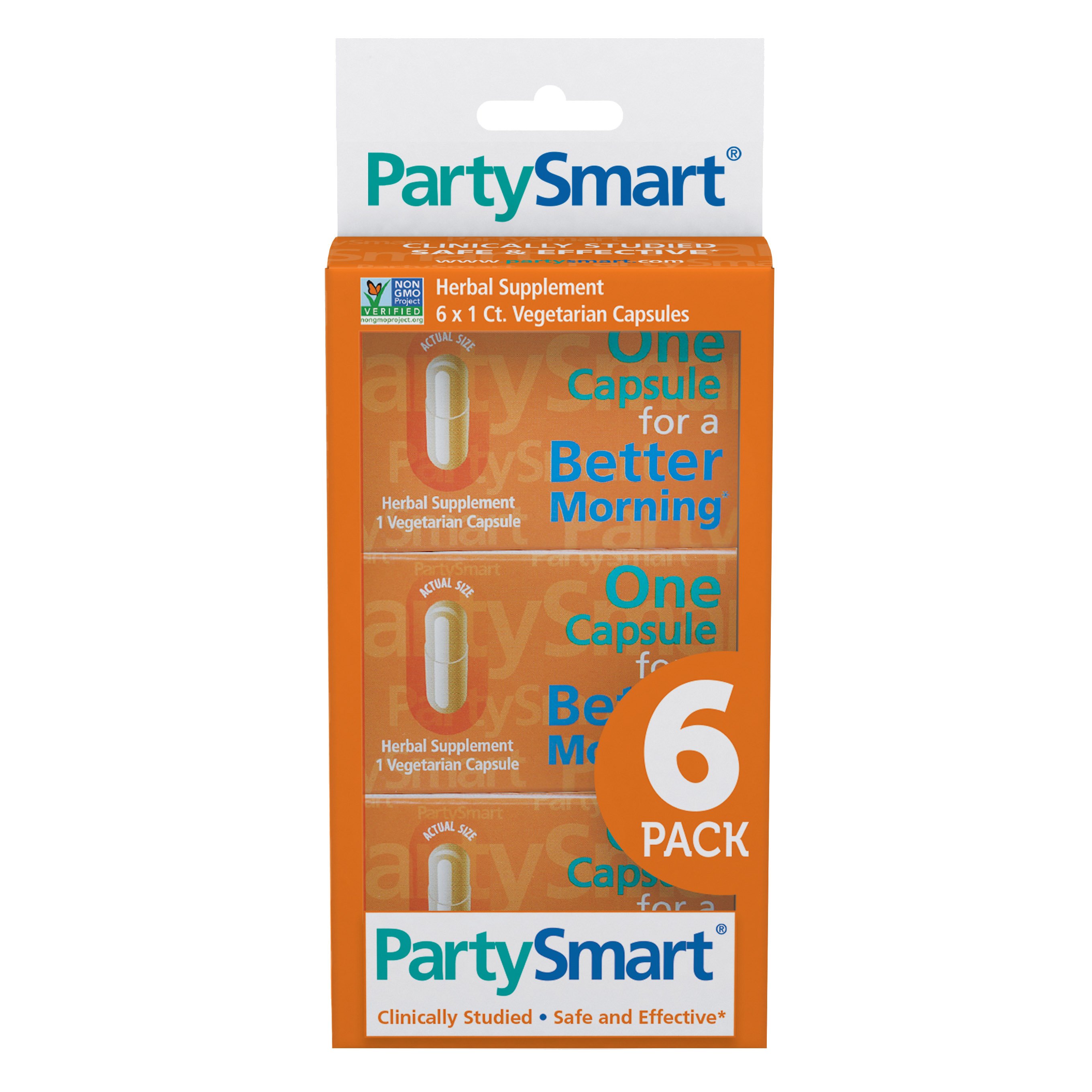 Himalaya PartySmart Capsules, 6 ct