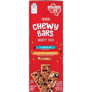 H-E-B Chewy Bars Variety Pack - Texas Size Pack