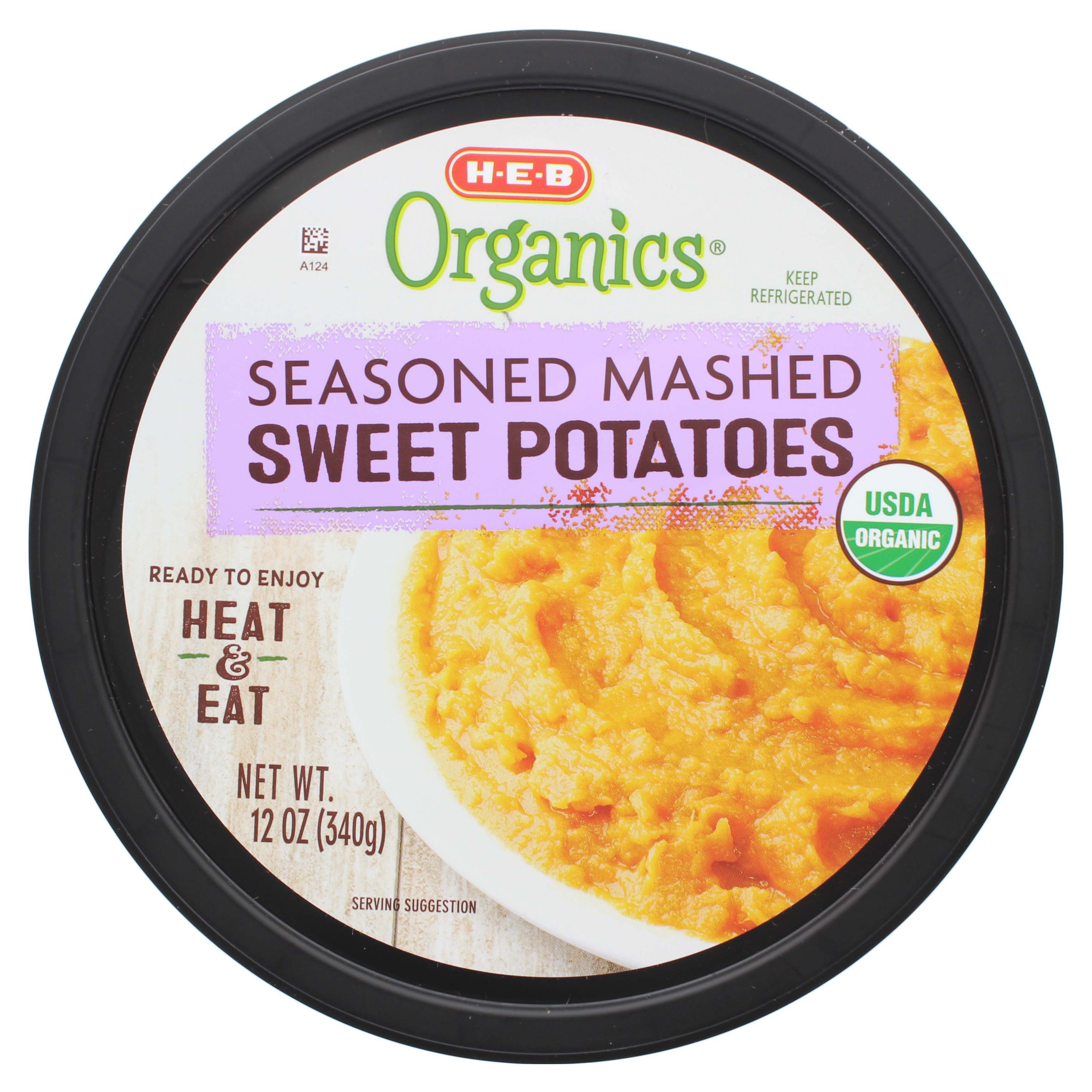 H-E-B Organics Seasoned Mashed Sweet Potatoes - Shop Ready Meals ...