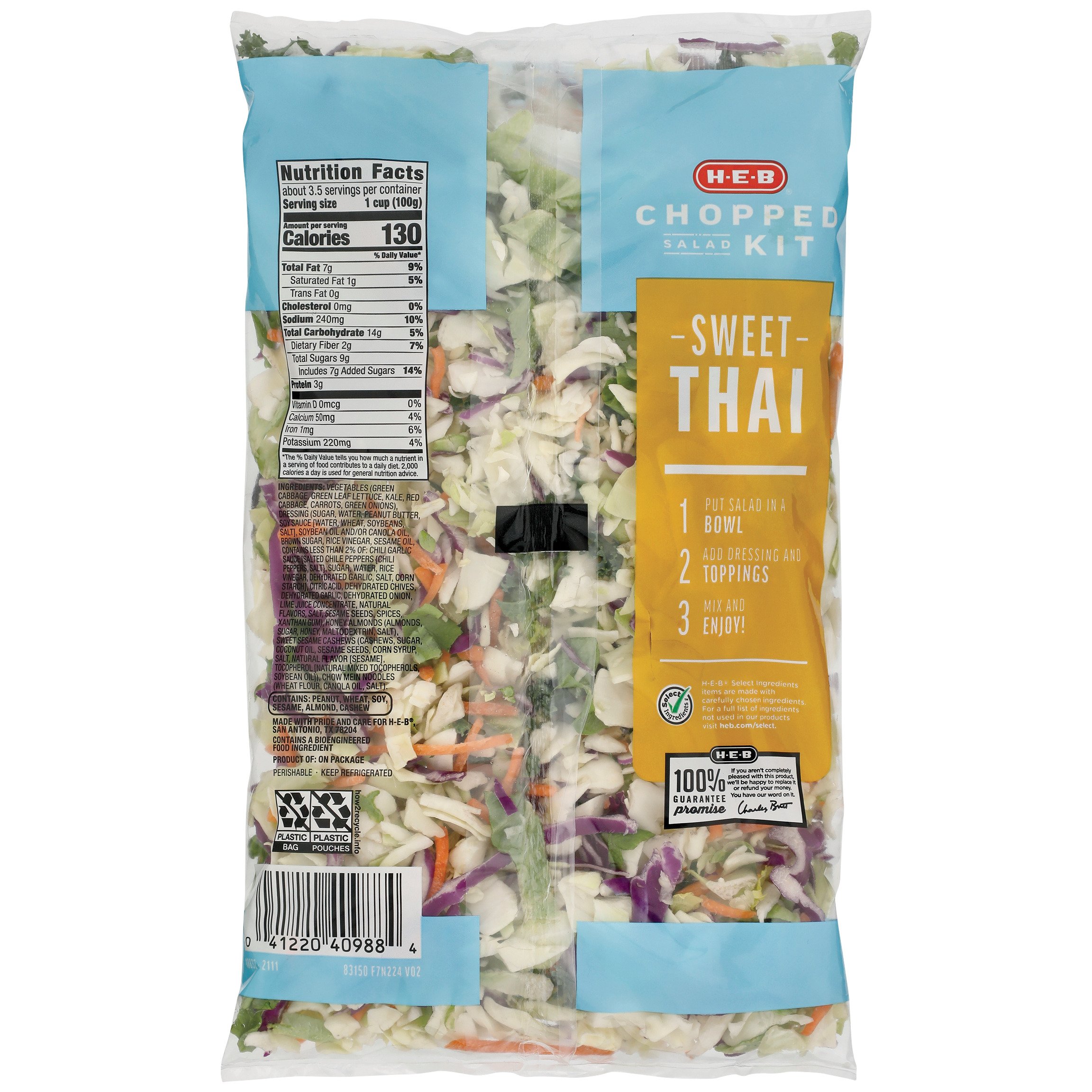 Dole Chopped Salad Kit - Sesame Asian - Shop Salads at H-E-B