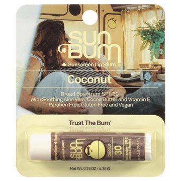 Sun Bum Lip Balm Coconut SPF 30, 0.15 oz