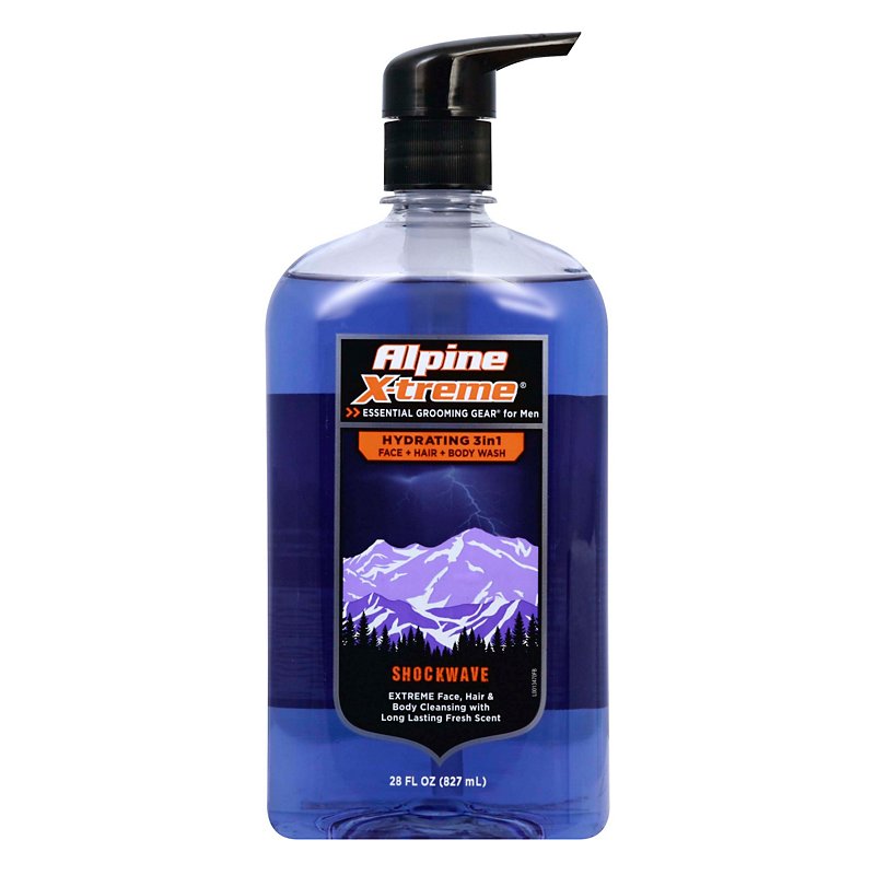 Alpine X Treme Hydrating 3 In 1 Shockwave Body Wash Shop Cleansers