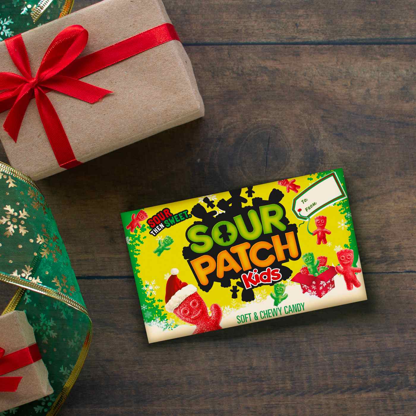 Sour Patch Kids Red & Green Soft & Chewy Christmas Candy; image 5 of 9