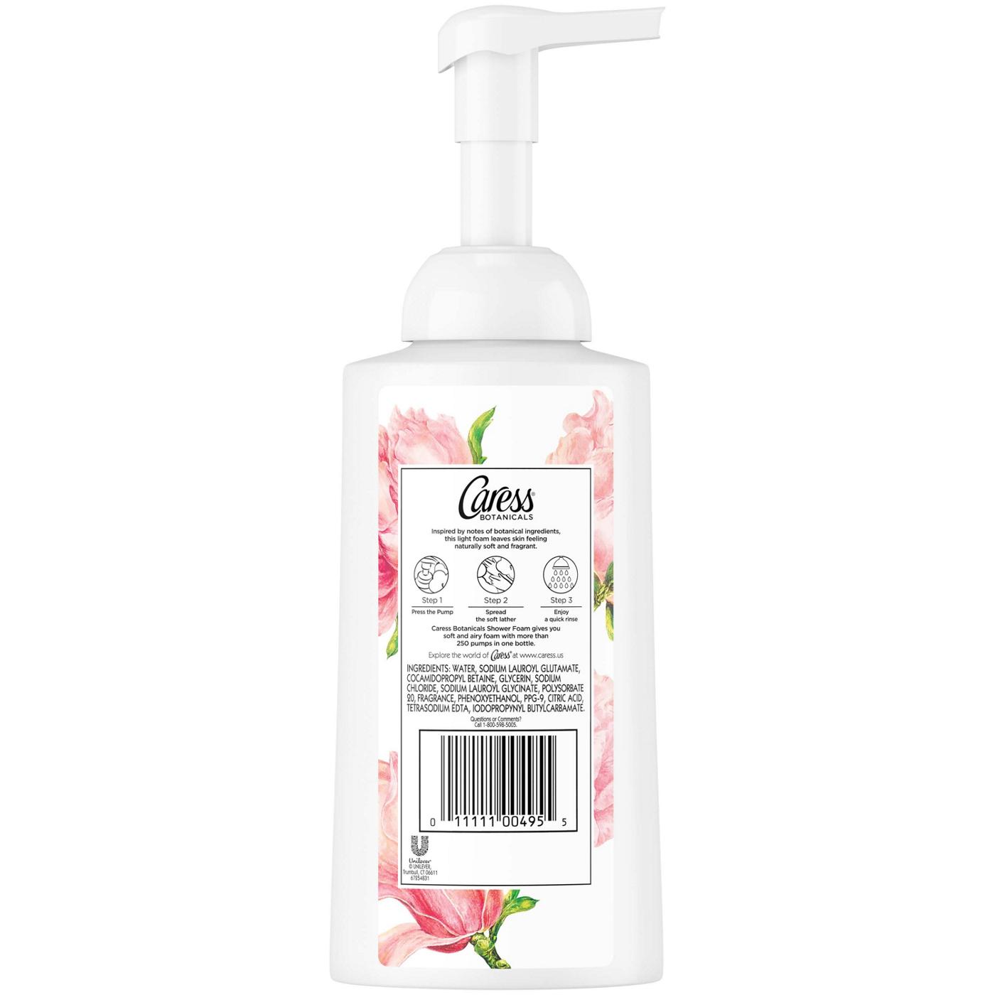 Caress Botanicals White Orchid and Coconut Oil Shower Foam; image 5 of 5