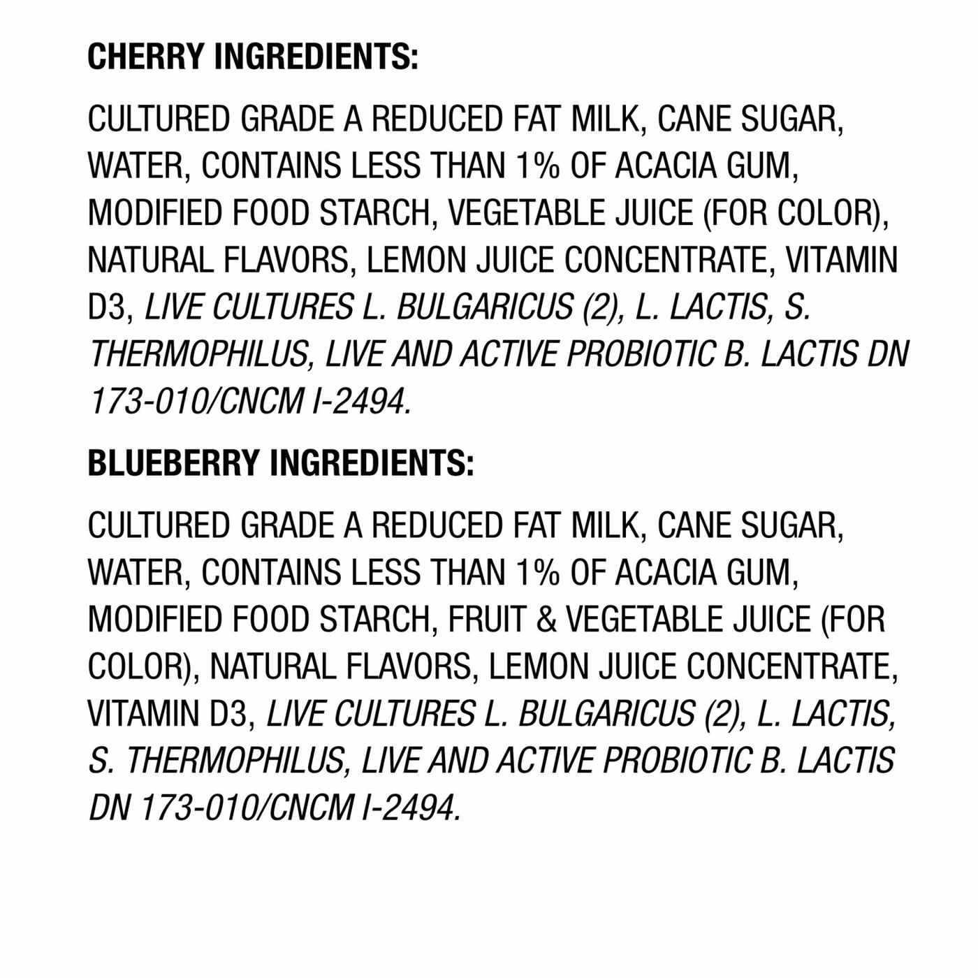 Activia Low Fat Probiotic Dailies Blueberry & Cherry Yogurt Drink; image 4 of 6