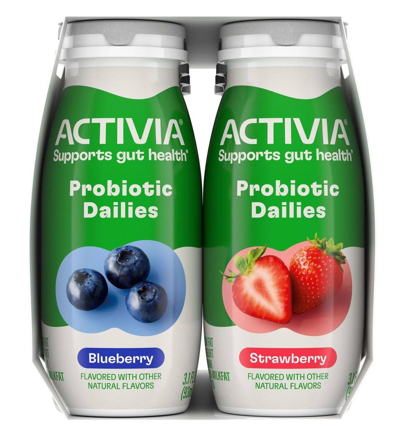 Activia Low Fat Probiotic Dailies Strawberry & Blueberry Yogurt Drink; image 2 of 10
