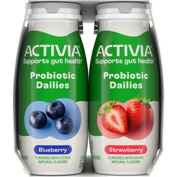 Activia Low Fat Probiotic Dailies Strawberry & Blueberry Yogurt Drink