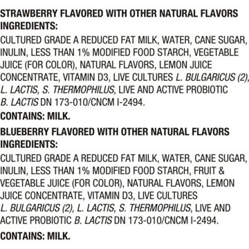 Activia Low Fat Probiotic Dailies Strawberry & Blueberry Yogurt Drink