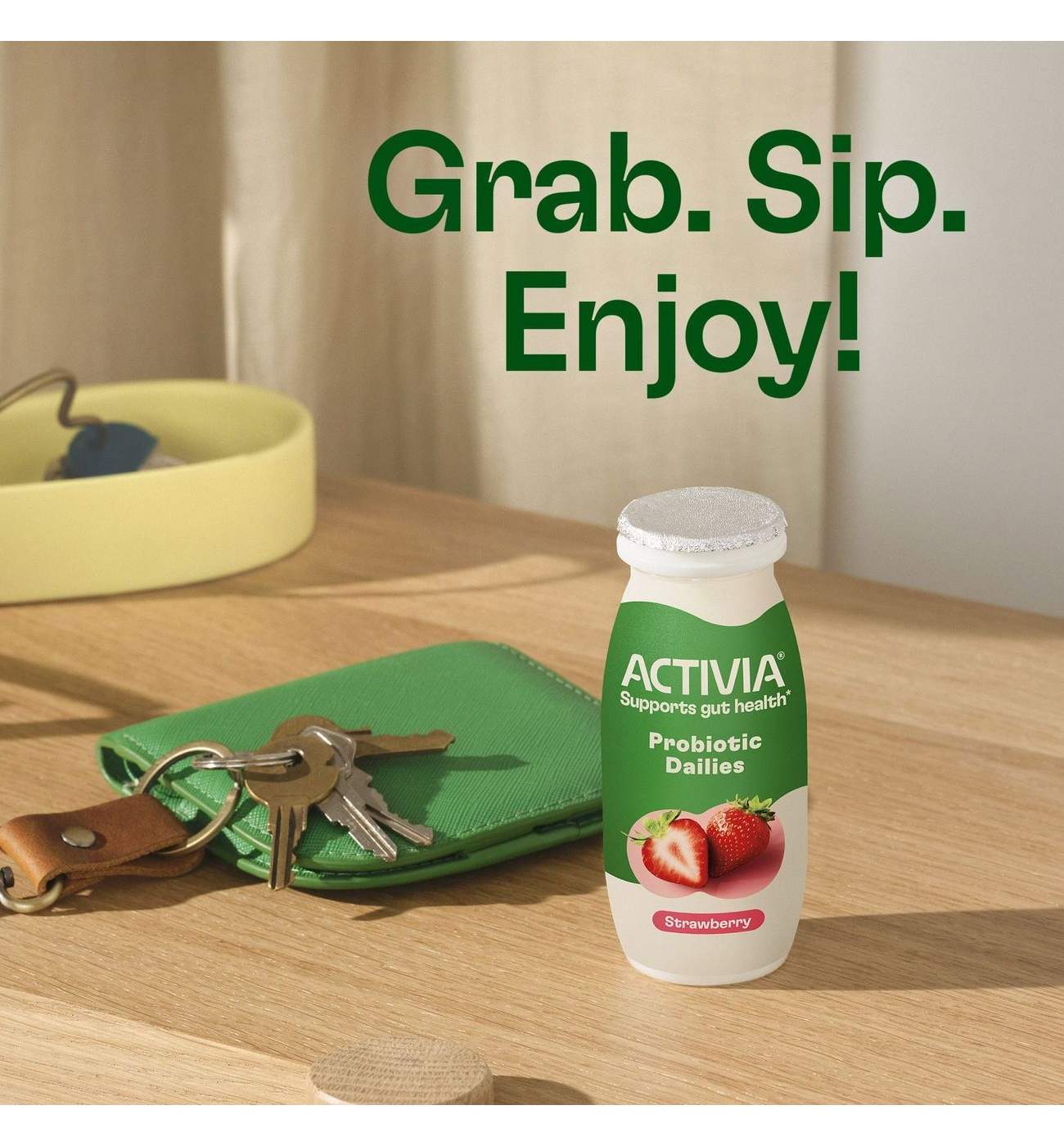 Activia Low Fat Probiotic Dailies Strawberry & Blueberry Yogurt Drink; image 6 of 10