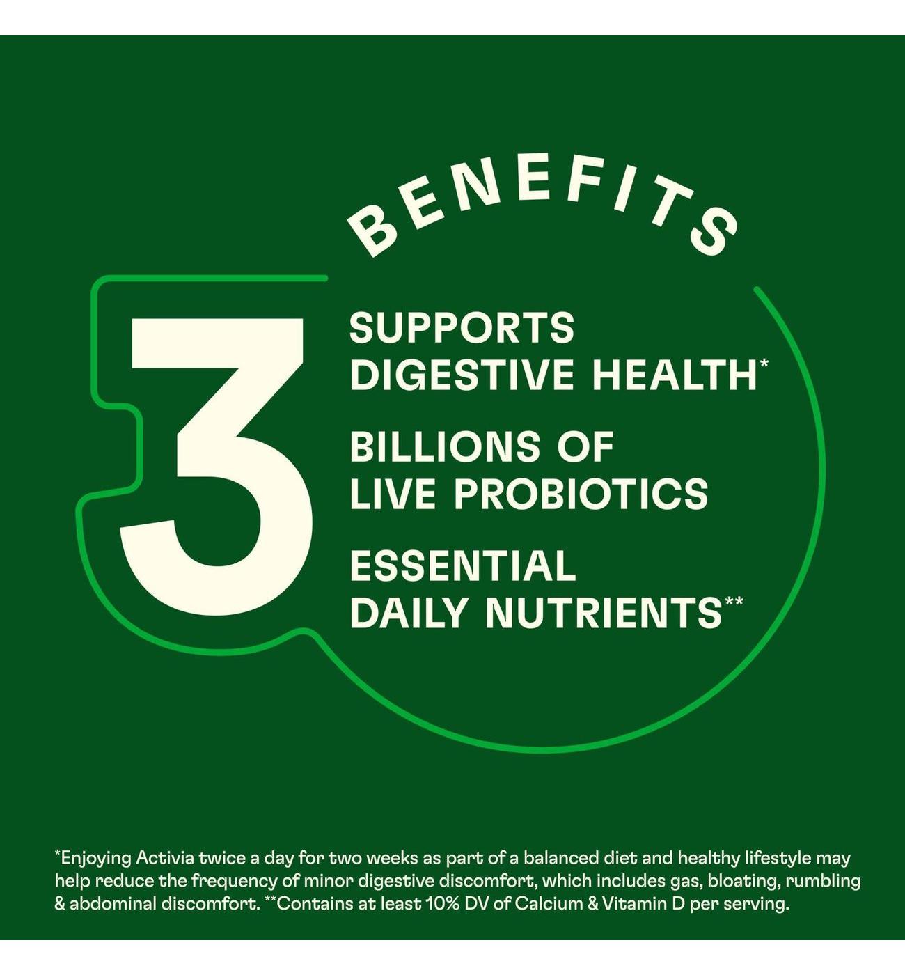 Activia Low Fat Probiotic Dailies Strawberry & Blueberry Yogurt Drink; image 9 of 10