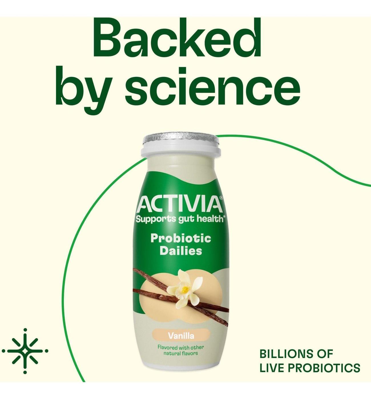 Activia Probiotic Dailies Low-Fat 8 pk Yogurt Drinks - Vanilla; image 10 of 10