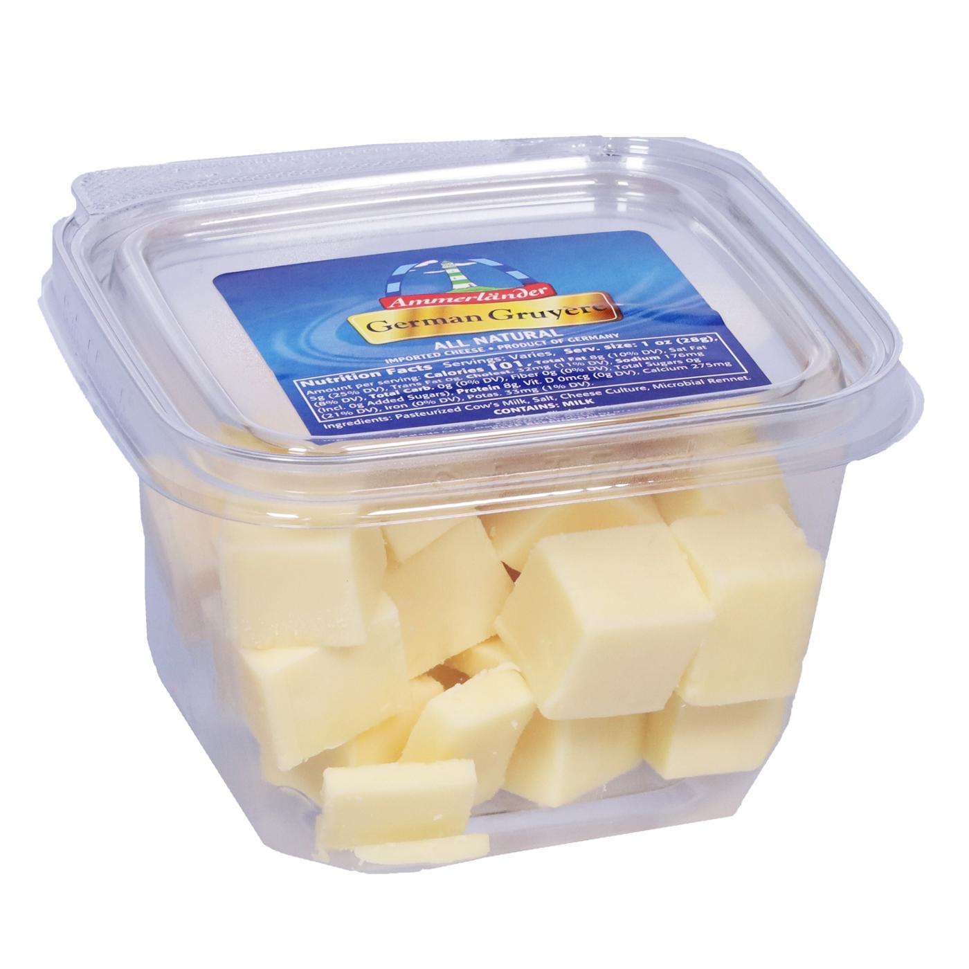 Ammerlander Fresh Cubed Gruyere Cheese; image 2 of 2