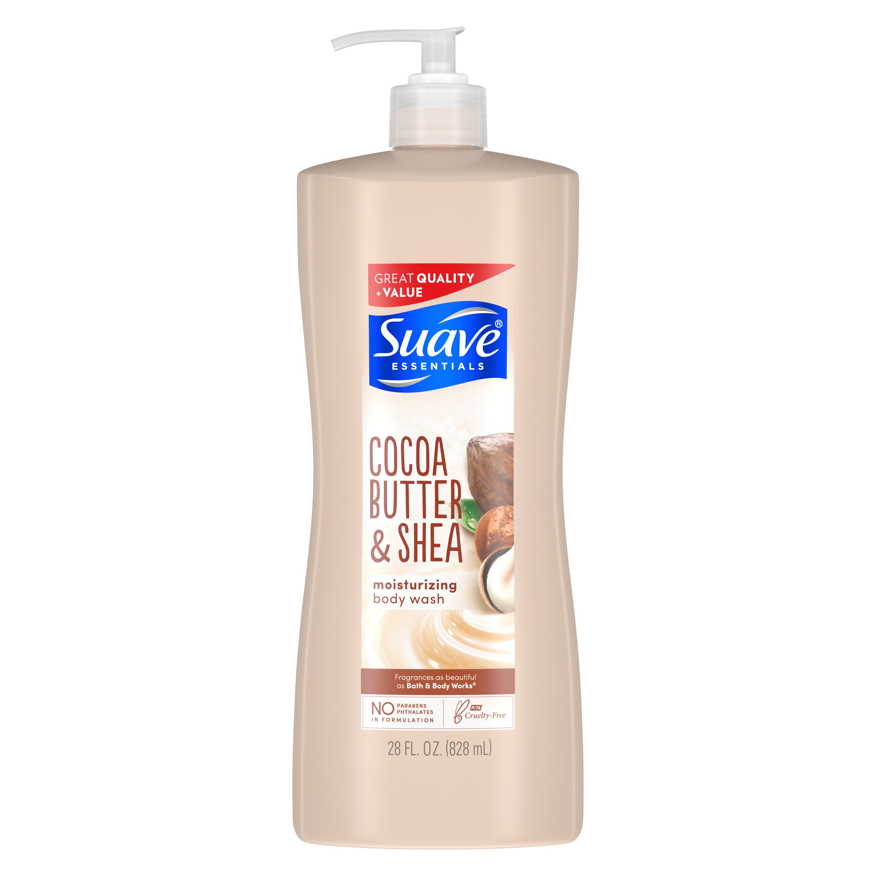 Suave Essentials Body Wash Creamy Cocoa Butter and Shea Shop Body