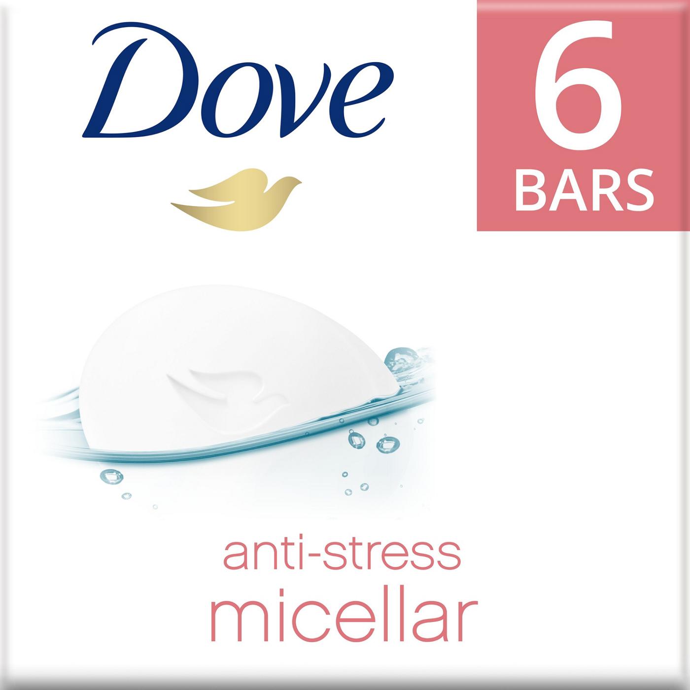 Dove Micellar Anti-Stress Beauty Bar  6 pk; image 3 of 3