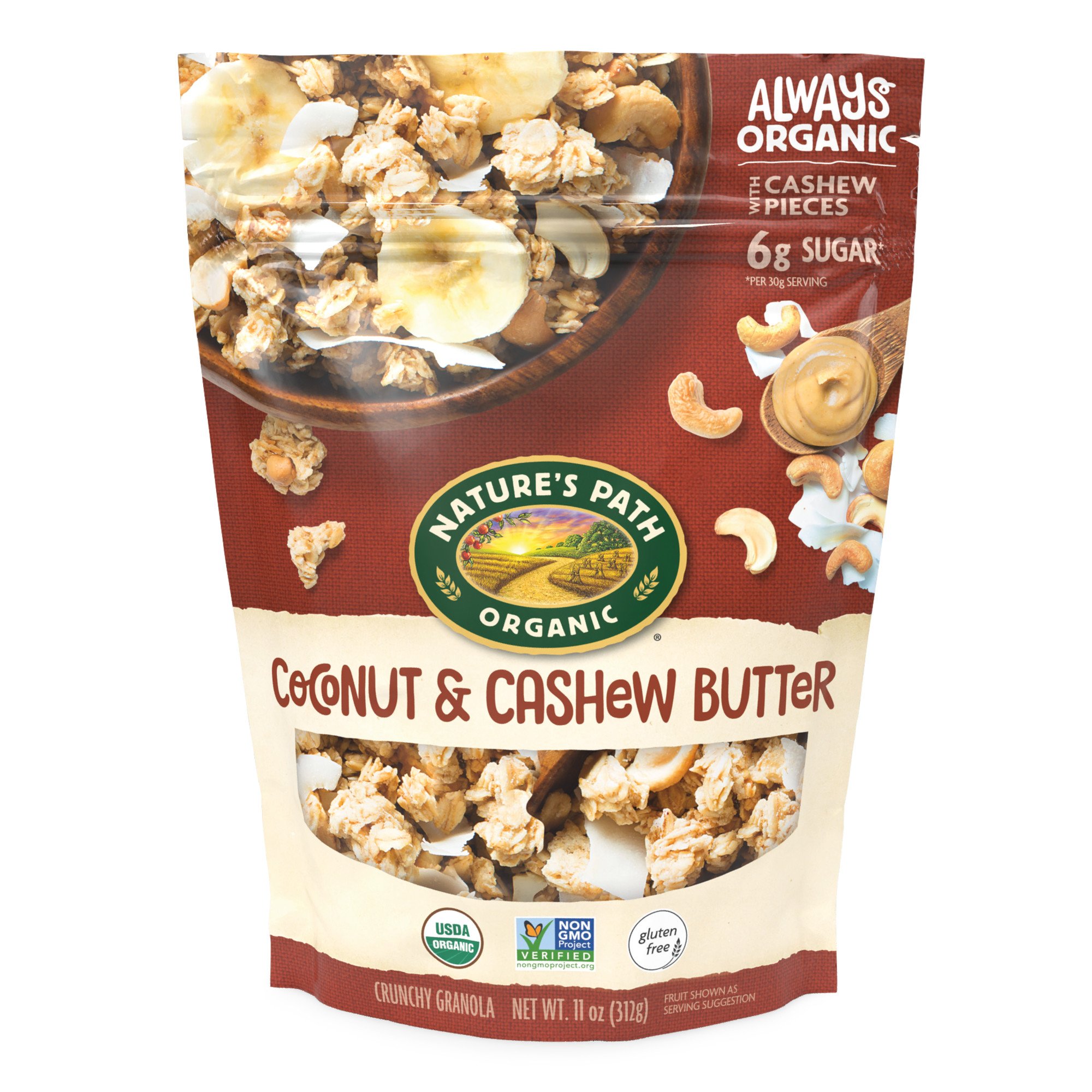 Nature's Path Organic Coconut & Cashew Butter Granola Shop Cereal at