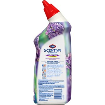 Clorox Scentiva Bathroom Toilet Cleaning Gel - Lavender and Jasmine, 24 oz