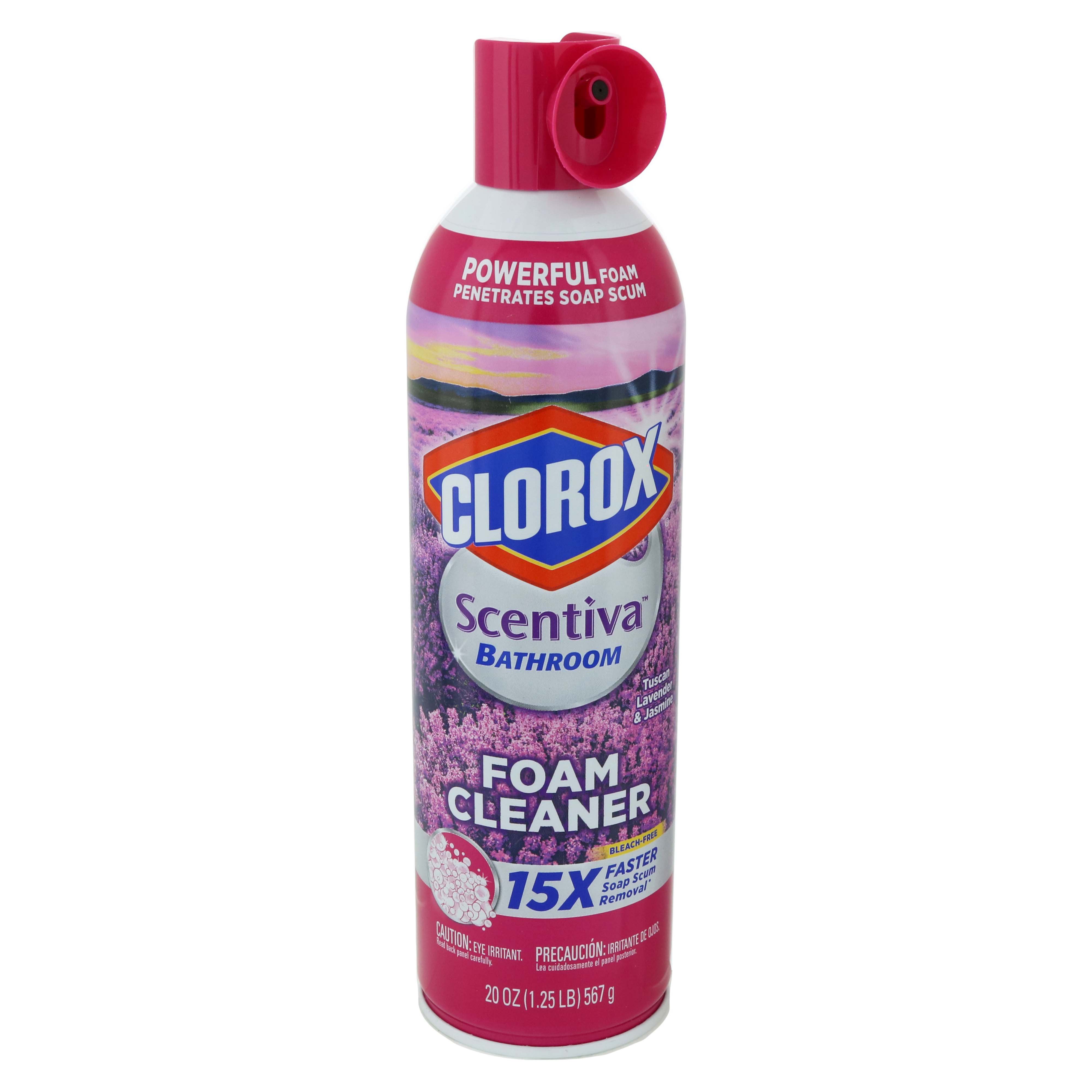 Clorox Scentiva Tuscan Lavender & Jasmine Bathroom Foam Cleaner Shop