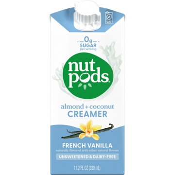 Nutpods Dairy Free French Vanilla Liquid Coffee Creamer