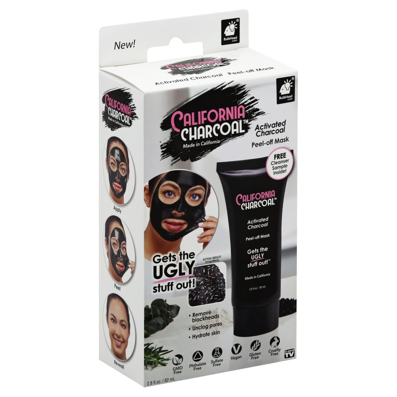 California Charcoal Face Mask Shop Facial masks & treatments at HEB