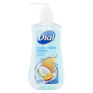 Dial Liquid Hand Soap - Coconut Water & Mango, 7.5 oz