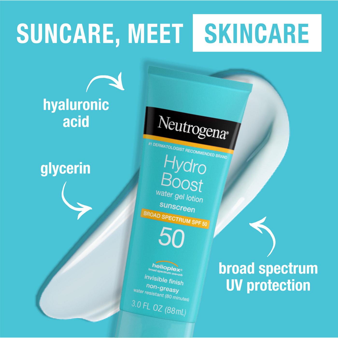 Neutrogena Hydro Boost Moisturizing Sunscreen Lotion - SPF 50; image 2 of 2